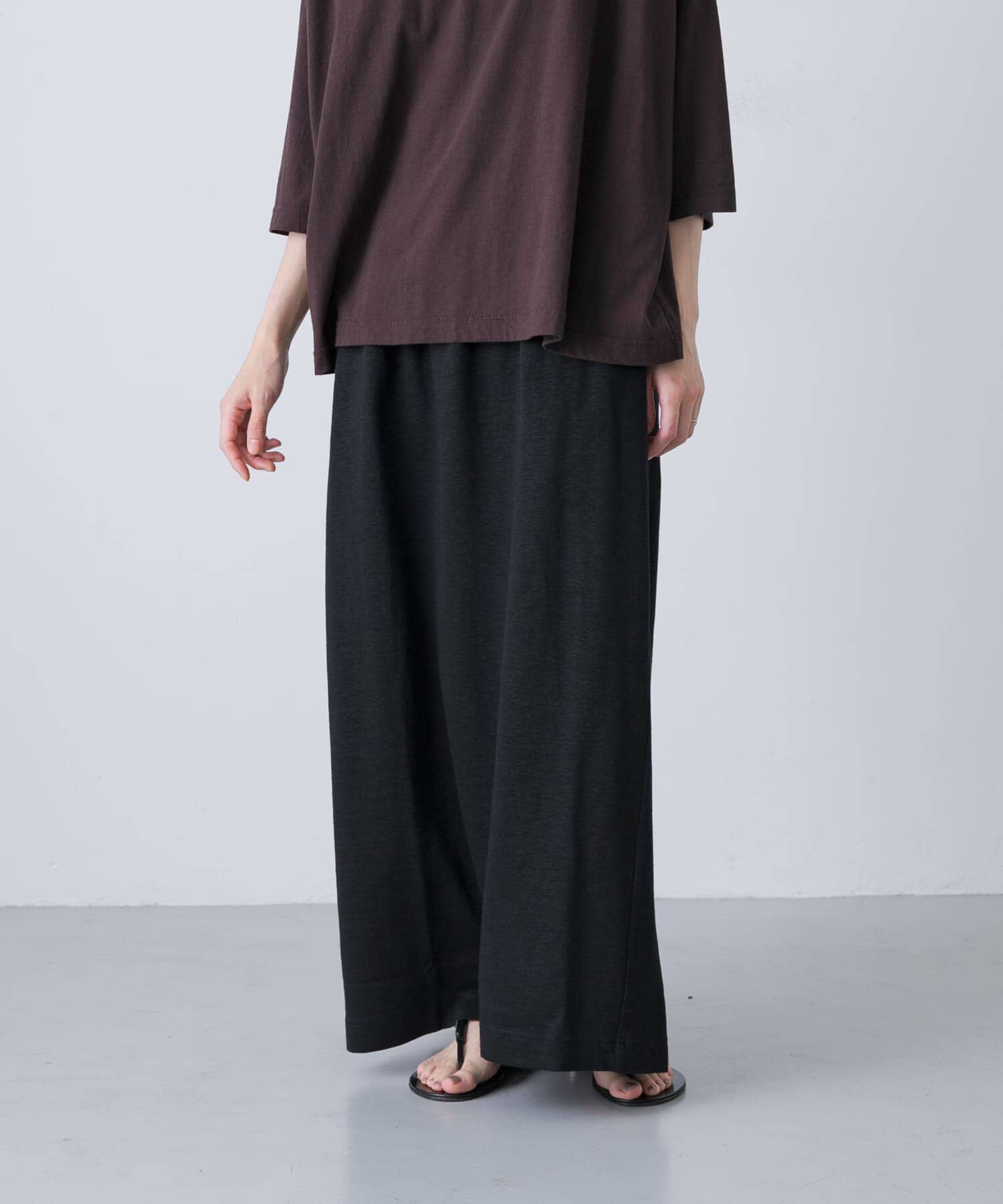 かぐれ「リネンカットストレートスカート」|スカート|