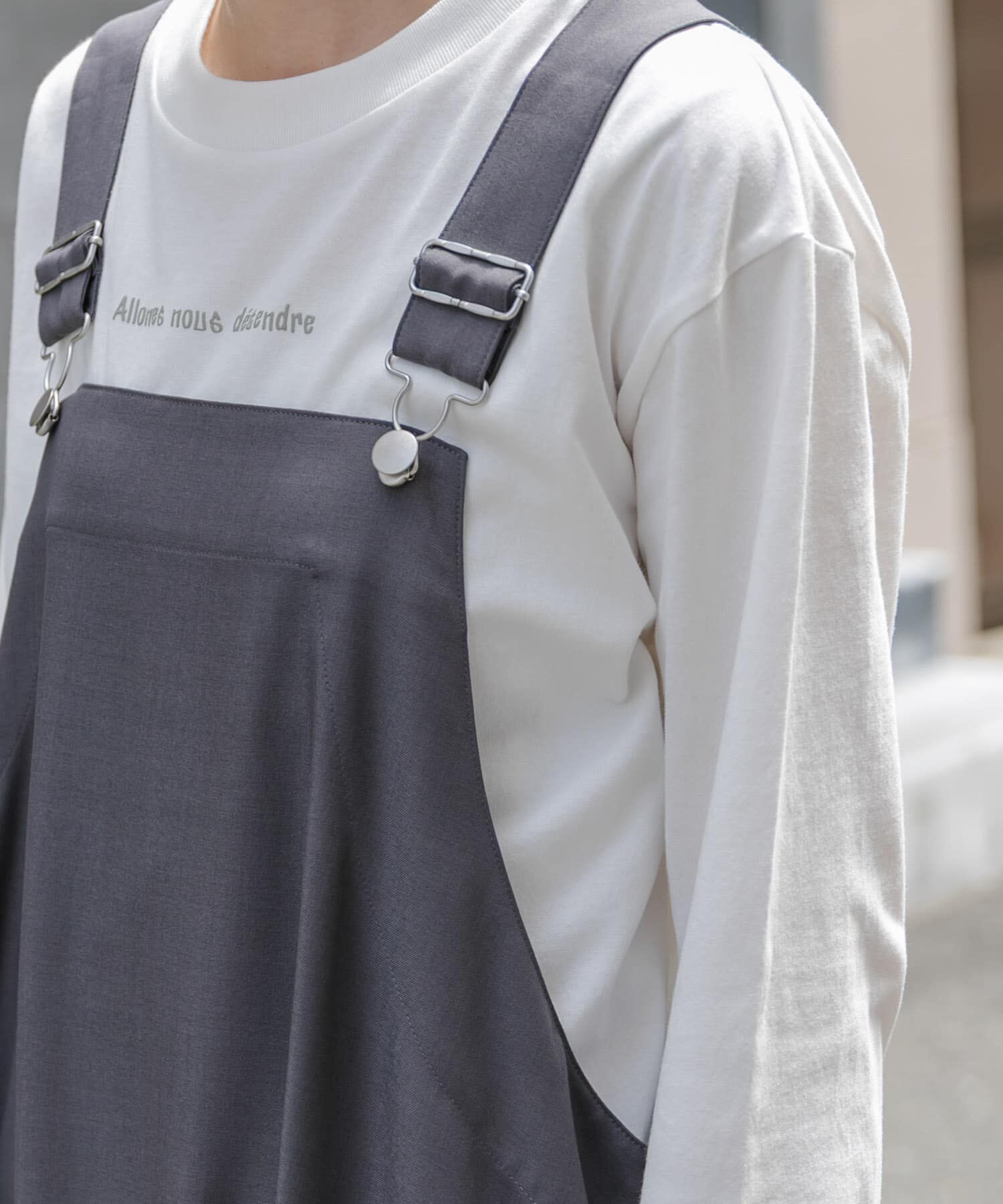 URBAN RESEARCH DOORS「FORK&SPOON　フレアサスペンダーワンピース」|ワンピース|