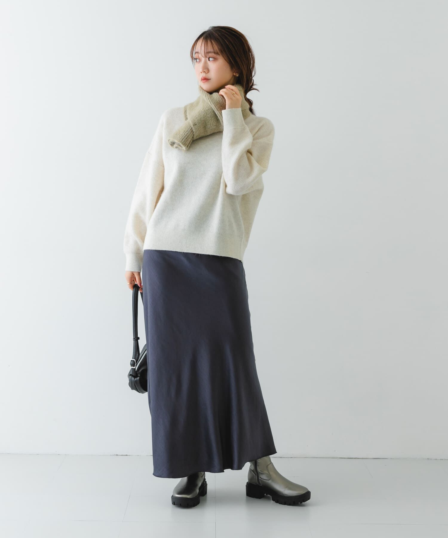 RODE SKO「メランジロングマフラー」|マフラー|