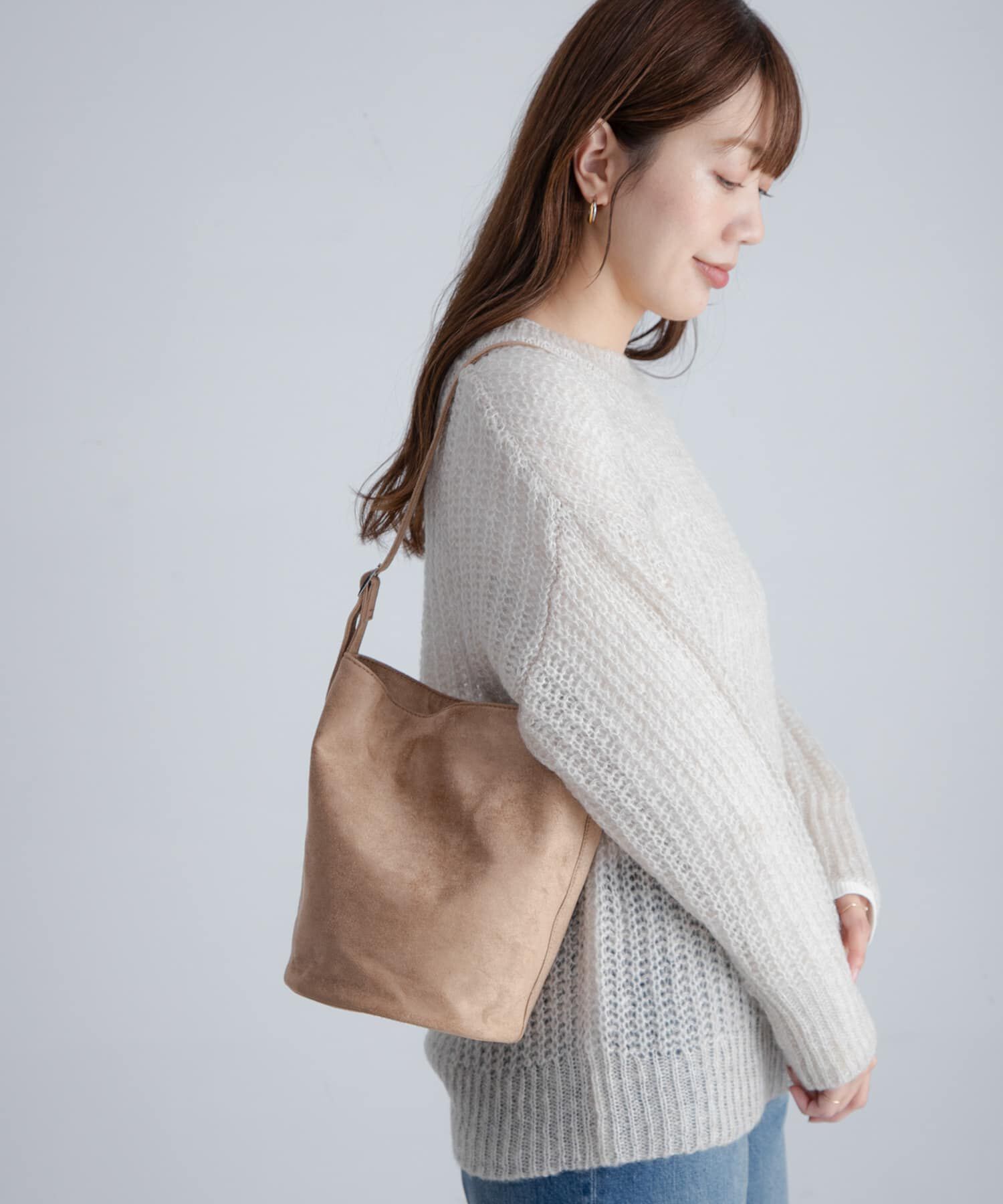 Sonny Label 「フェイクスウェードバケットバッグ」|ショルダー・メッセンジャー|