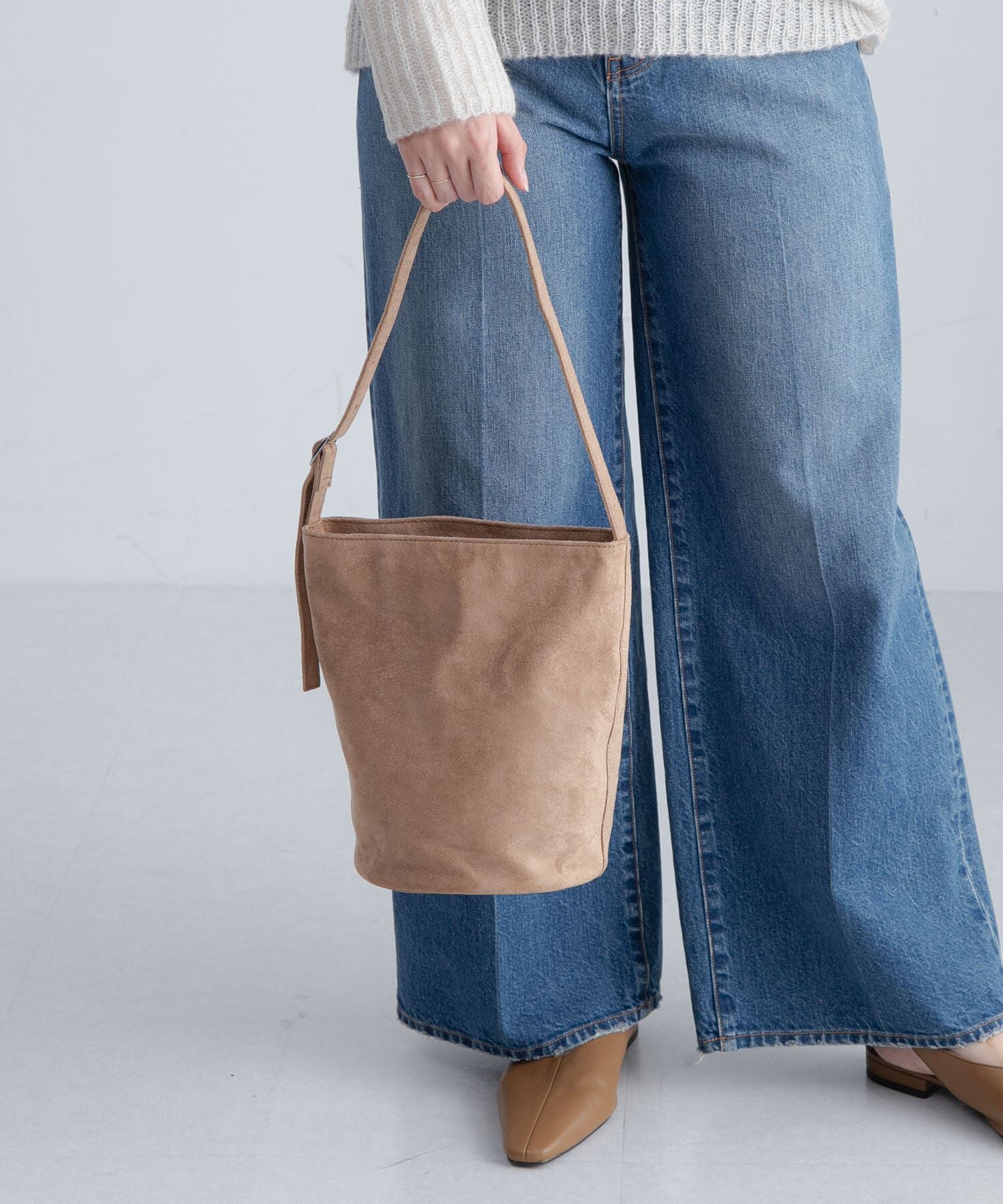 Sonny Label 「フェイクスウェードバケットバッグ」|ショルダー・メッセンジャー|