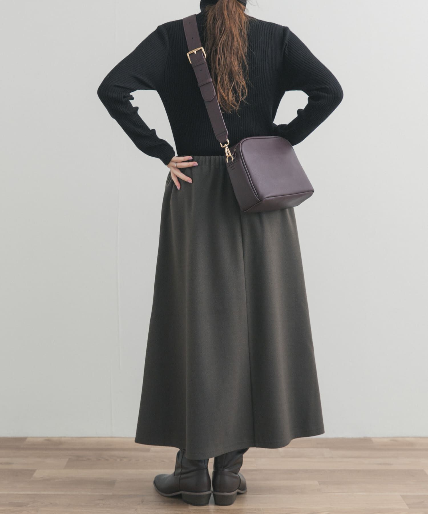 URBAN RESEARCH DOORS「カットギャザースカート」|スカート|