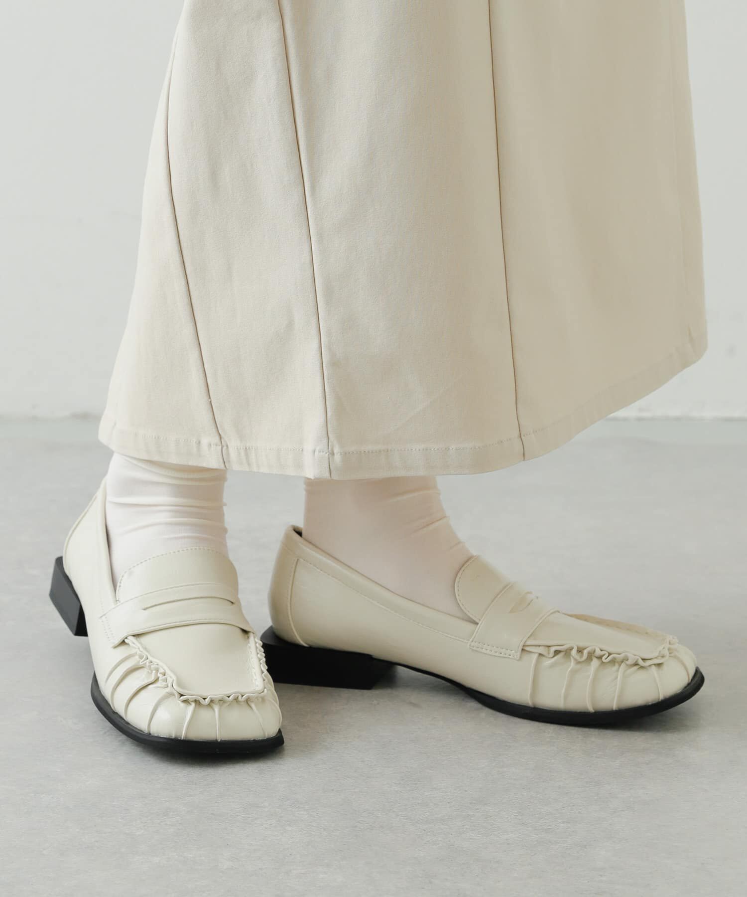 SENSE OF PLACE by URBAN RESEARCH「ギャザースクエアローファー」|ローファー|