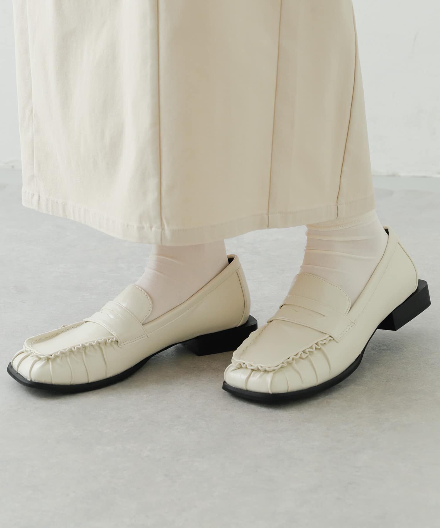 SENSE OF PLACE by URBAN RESEARCH「ギャザースクエアローファー」|ローファー|