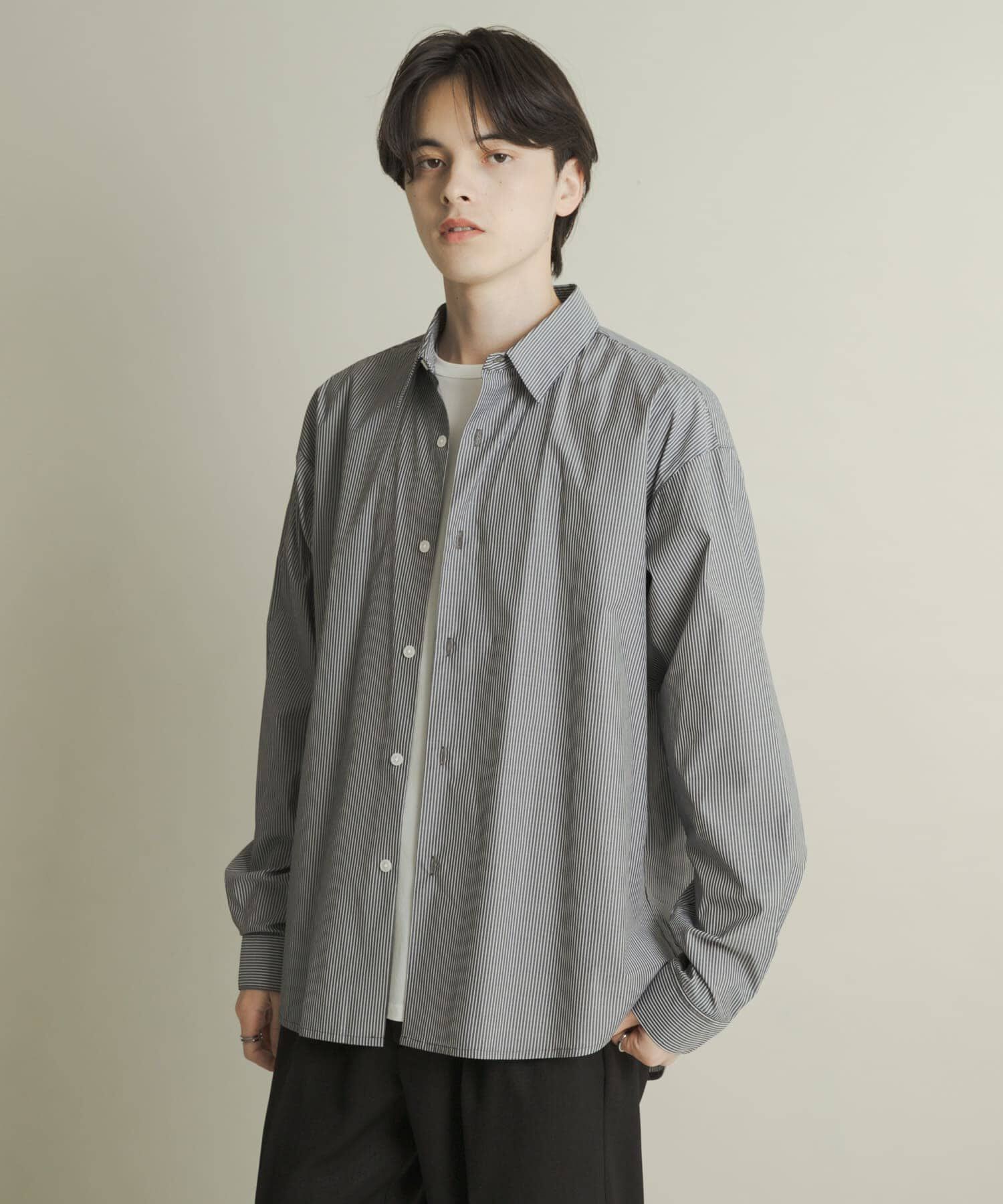 SENSE OF PLACE by URBAN RESEARCH「『WEB/一部店舗限定』コンフォートレギュラーカラーシャツ」|シャツ・ブラウス|