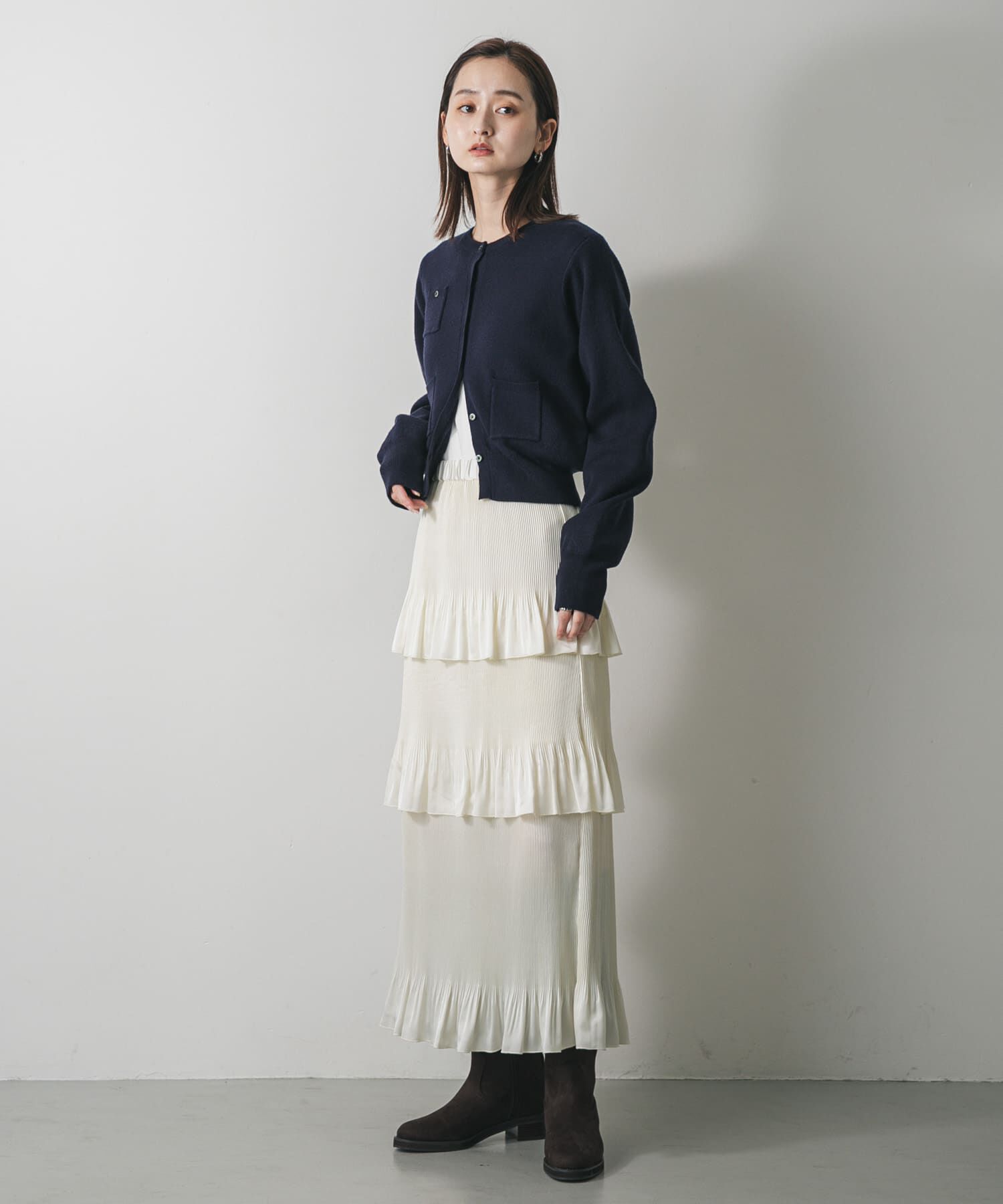 SENSE OF PLACE by URBAN RESEARCH「ティアードプリーツスカート」|スカート|