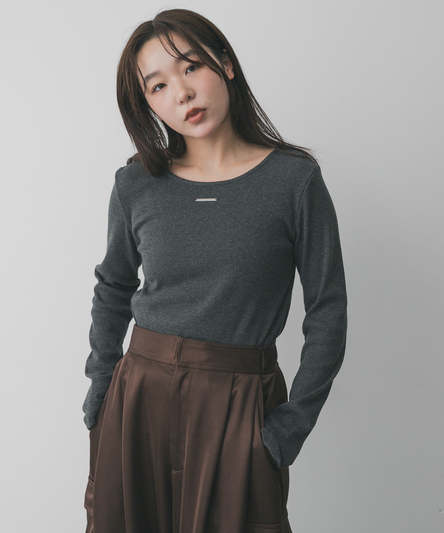 SENSE OF PLACE by URBAN RESEARCH「プレートツキバレエネックトップ」|Tシャツ・カットソー|