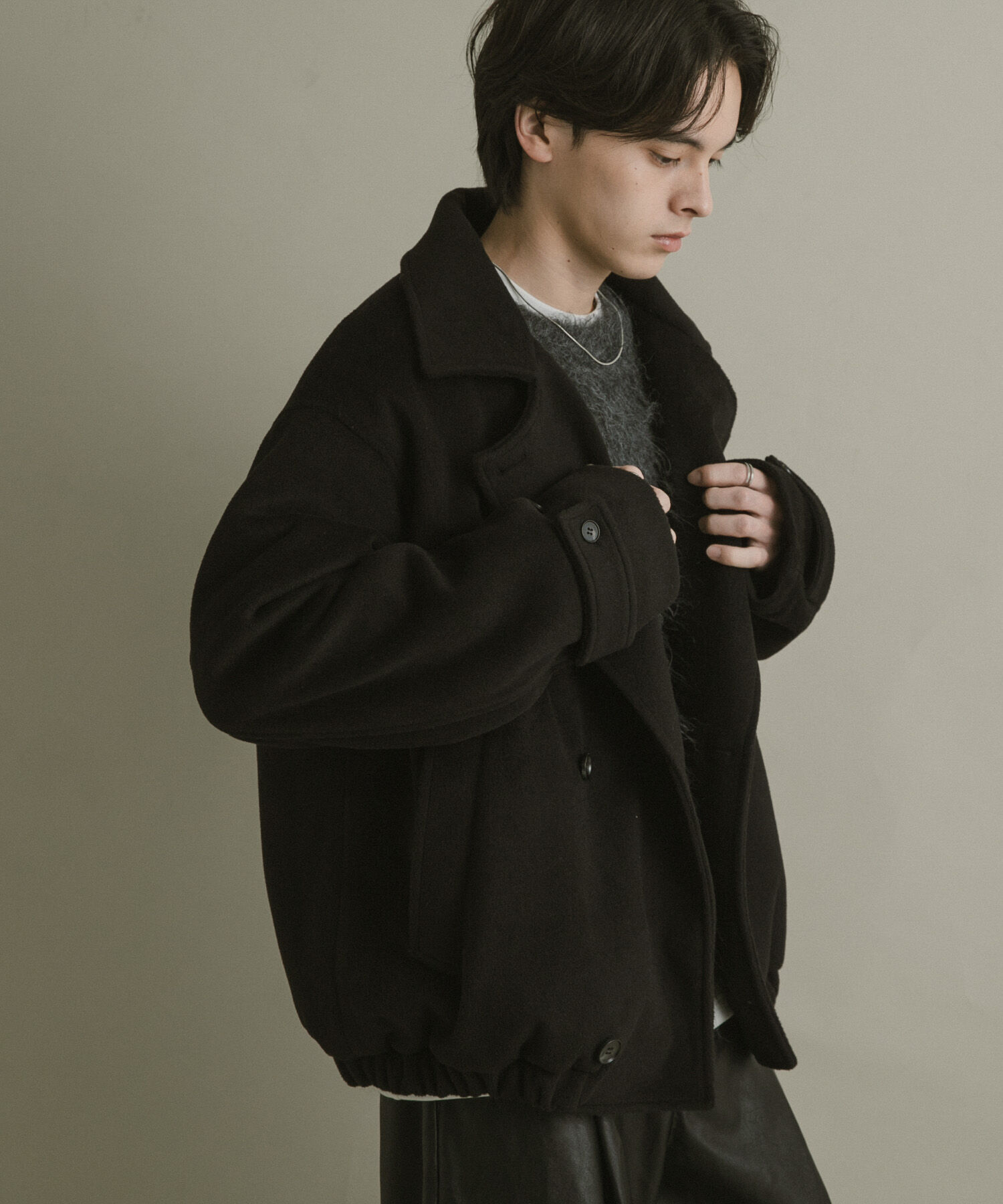 SENSE OF PLACE by URBAN RESEARCH「シャギーダブルスタンドブルゾン」|ブルゾン・スタジャン|