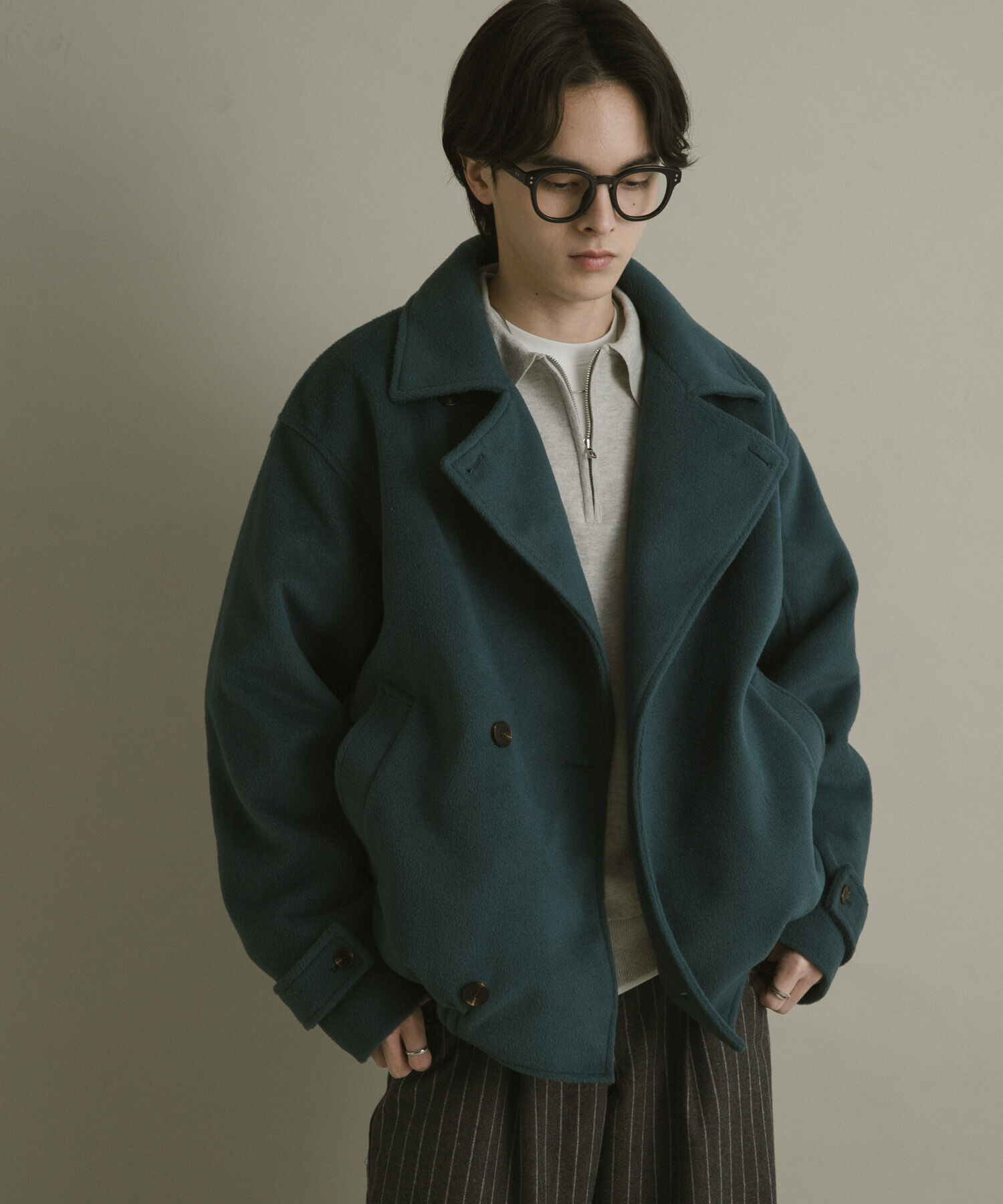 SENSE OF PLACE by URBAN RESEARCH「シャギーダブルスタンドブルゾン」|ブルゾン・スタジャン|