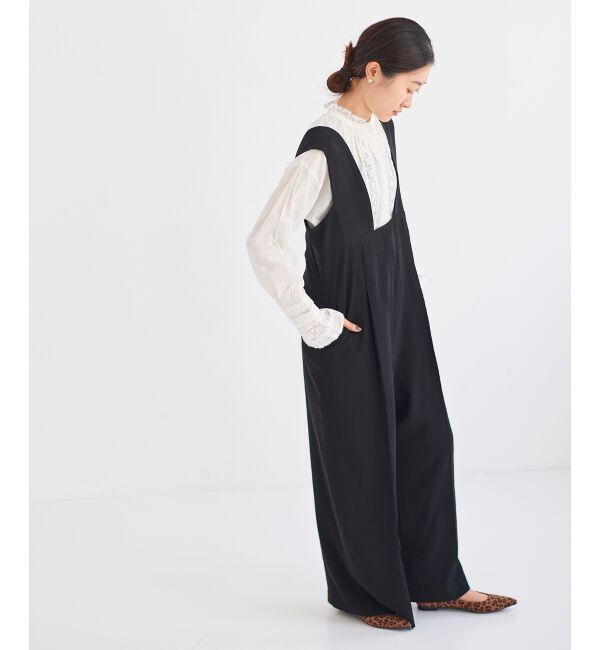 le.coeur blanc「ハイウエストサロペット」|オールインワン|