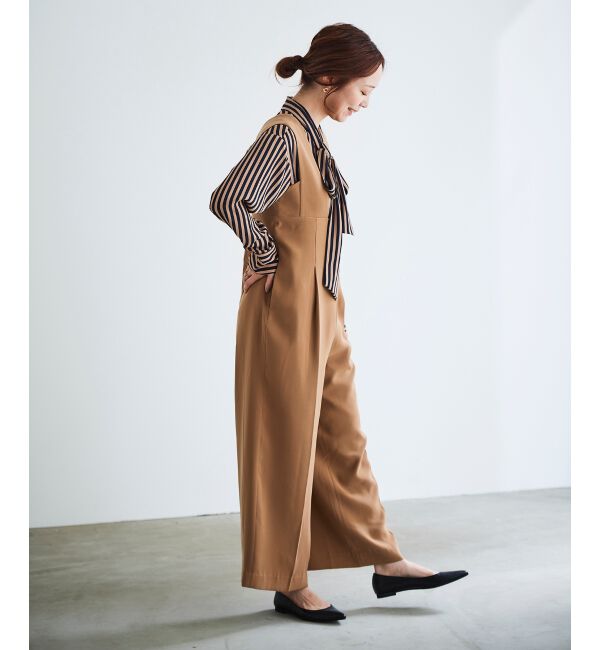 le.coeur blanc「ハイウエストサロペット」|オールインワン|