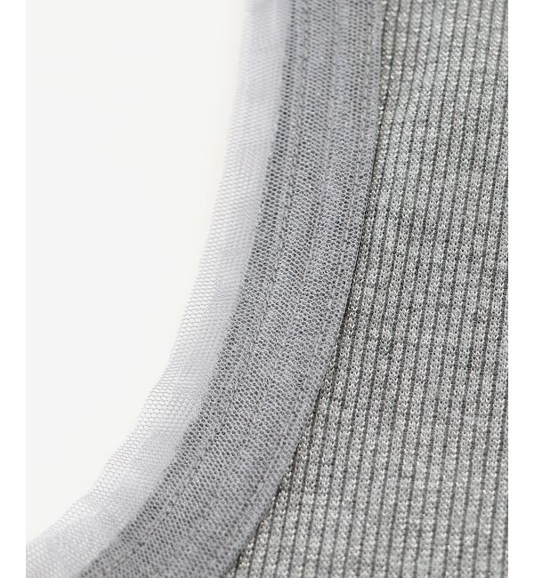 le.coeur blanc「ラメリブタンクトップ」|タンクトップ|