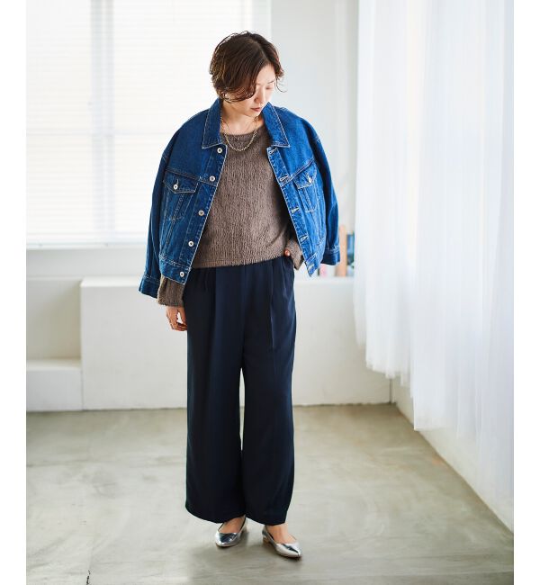 le.coeur blanc「《手洗い可能》シャギードルマンプルオーバー」|プルオーバー|