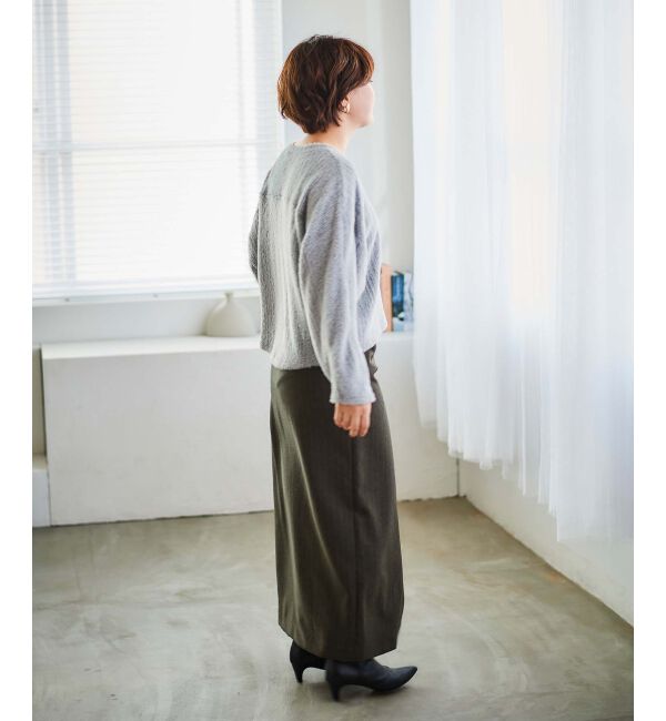 le.coeur blanc「《手洗い可能》シャギードルマンプルオーバー」|プルオーバー|