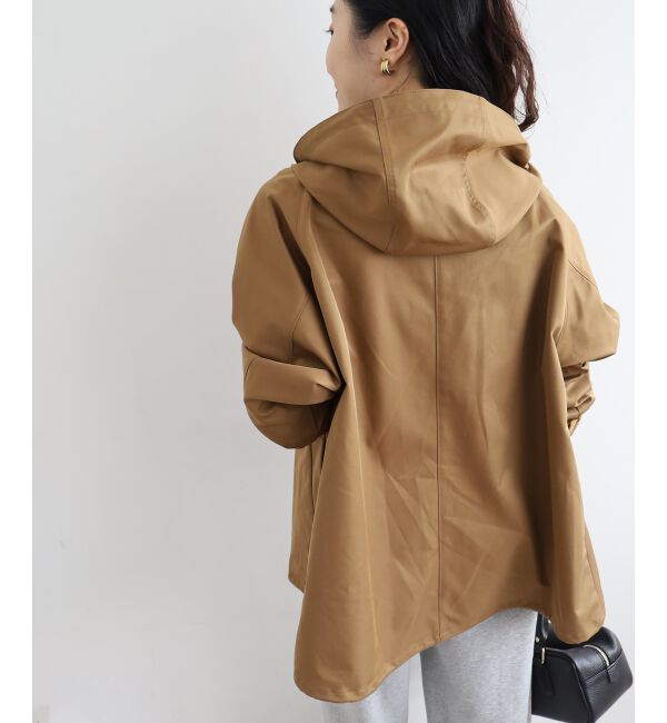 le.coeur blanc「ツイルストレッチフードブルゾン」|ブルゾン・スタジャン|