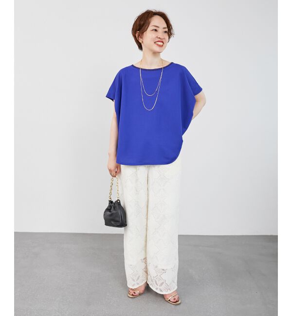  「《肌離れも良く乾きも早い◎》カノコカットプルオーバー」|プルオーバー|