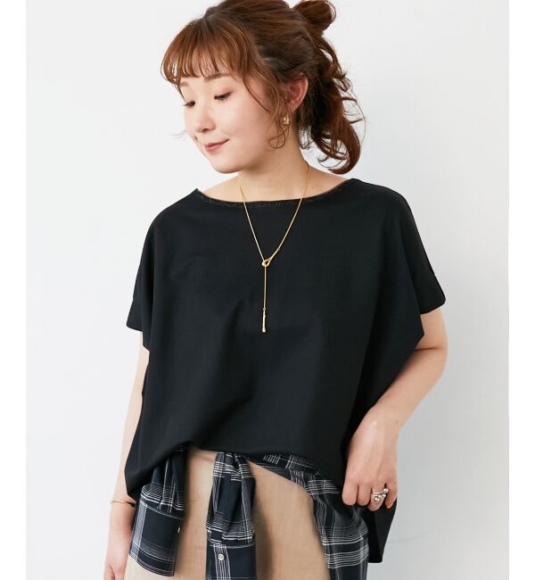  「《肌離れも良く乾きも早い◎》カノコカットプルオーバー」|プルオーバー|