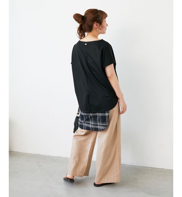  「《肌離れも良く乾きも早い◎》カノコカットプルオーバー」|プルオーバー|