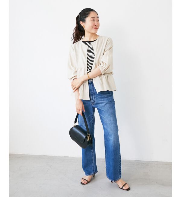  「《着映え◎》コットン麻フリルティアードジャケット」|その他|