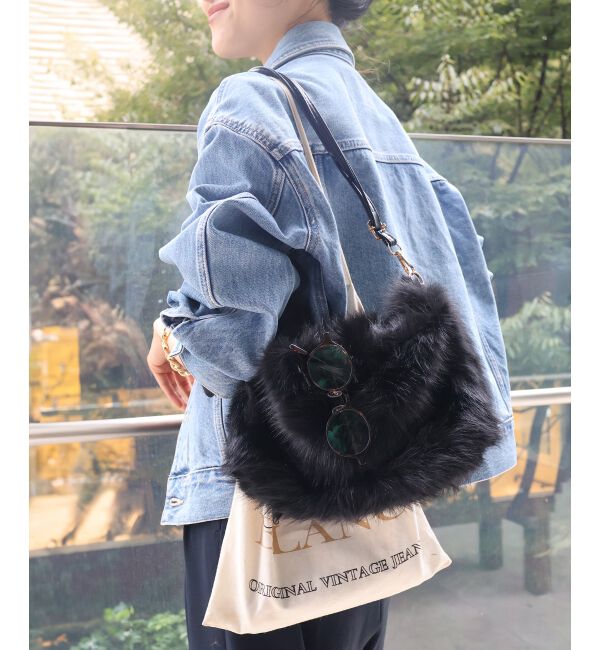  「《ランキング1位》フェイクファー2WAYバッグ」|ハンドバッグ|