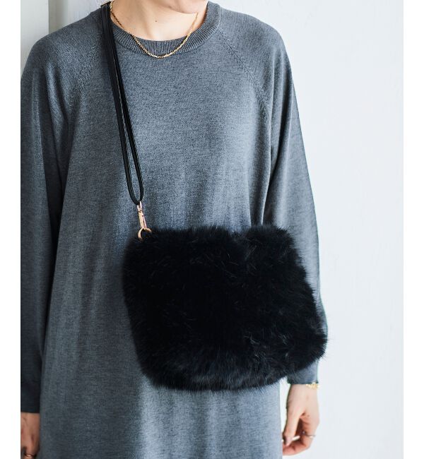  「《ランキング1位》フェイクファー2WAYバッグ」|ハンドバッグ|