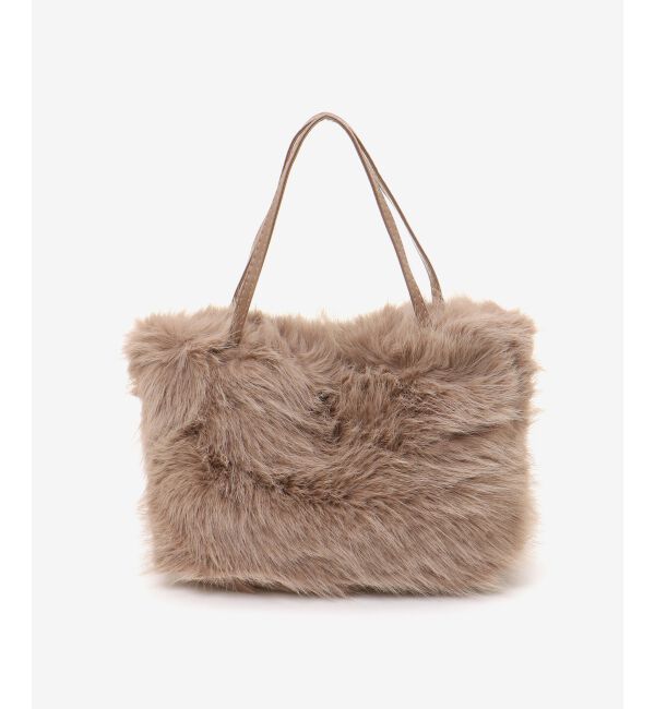  「《ランキング1位》フェイクファー2WAYバッグ」|ハンドバッグ|