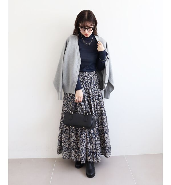  「★再入荷《手洗い可能》サガラ刺繍Vカーディガン」|カーディガン|