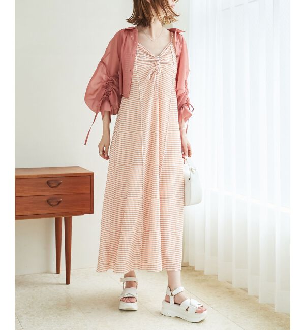 MAJESTICLEGON「ドロストカットキャミワンピ」|その他|