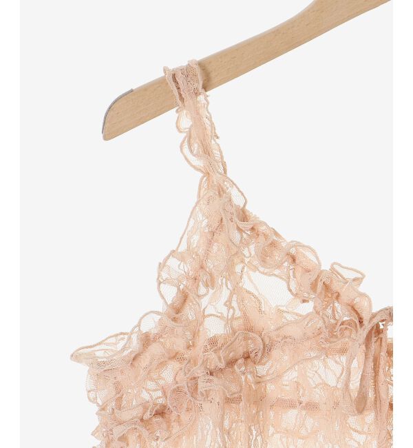 MAJESTICLEGON「フリルレースシアービスチェ」|キャミソール|