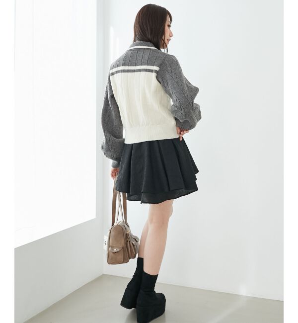 MAJESTICLEGON「フレアミニスカパン」|スカート|