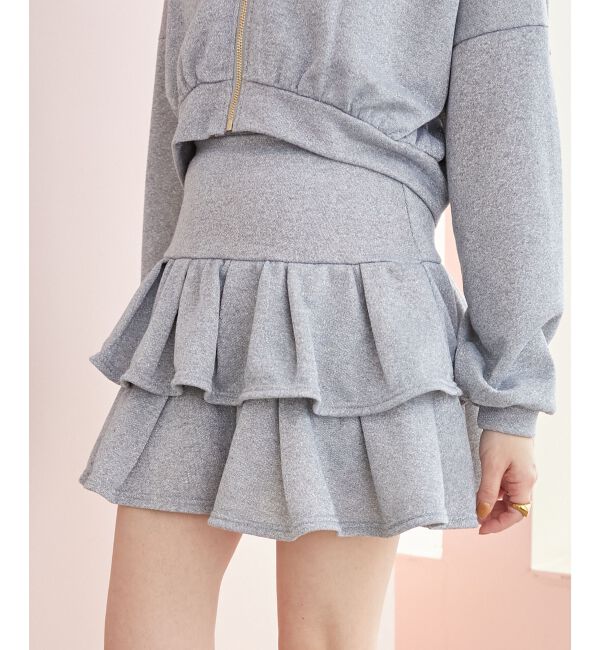 MAJESTICLEGON「ティアードフリルミニスカパン」|スカート|