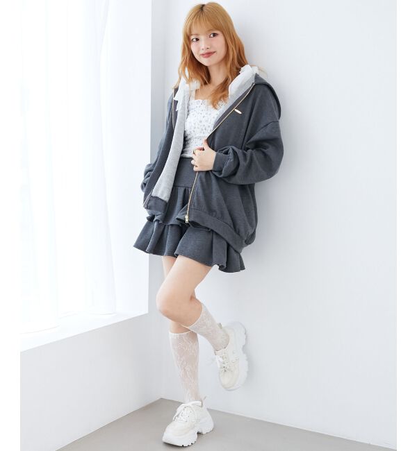 MAJESTICLEGON「ティアードフリルミニスカパン」|スカート|