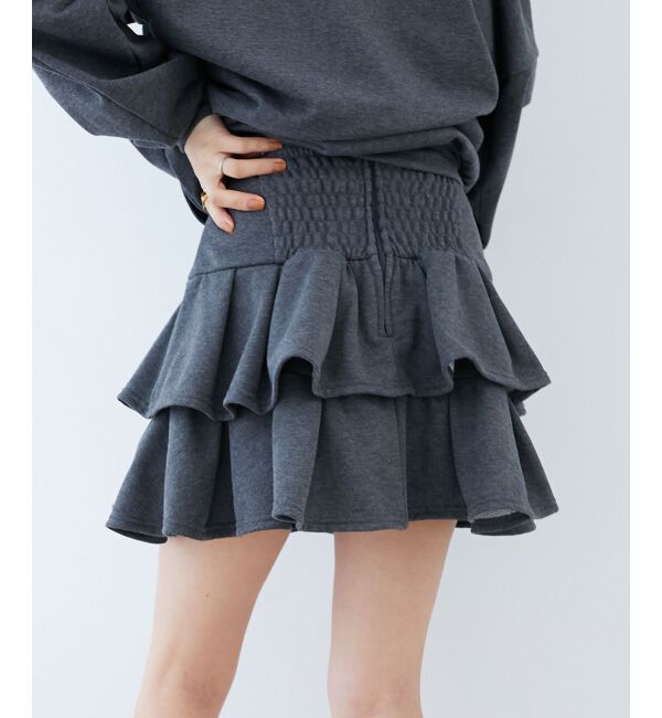 MAJESTICLEGON「ティアードフリルミニスカパン」|スカート|