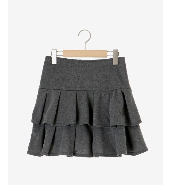 MAJESTICLEGON「ティアードフリルミニスカパン」|スカート|