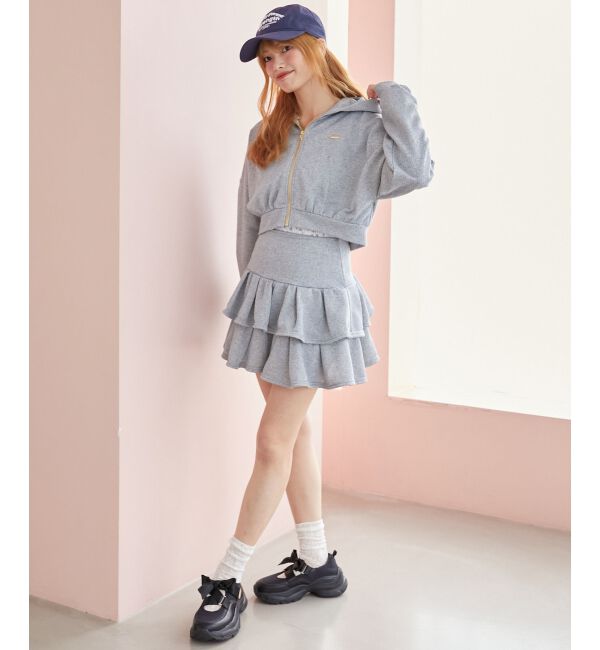 MAJESTICLEGON「ティアードフリルミニスカパン」|スカート|