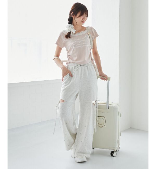  「サイドドロストロゴTシャツ」|Tシャツ・カットソー|