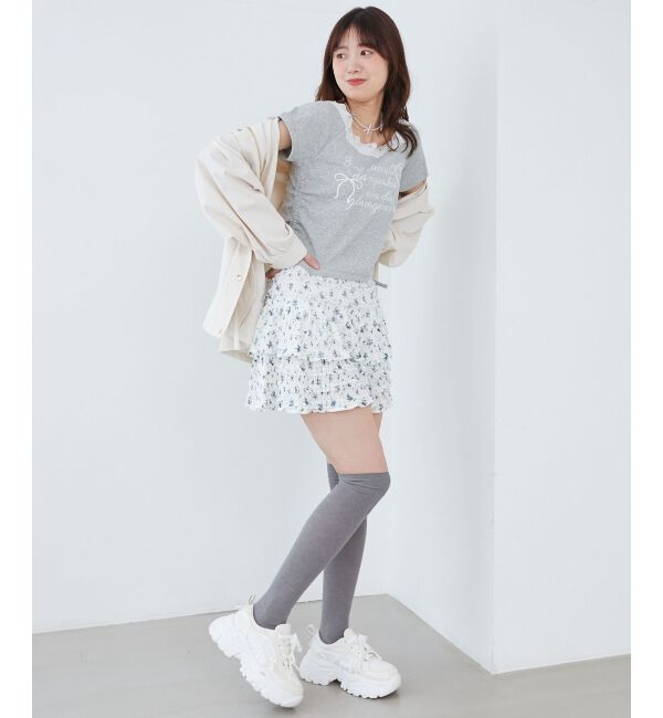  「サイドドロストロゴTシャツ」|Tシャツ・カットソー|