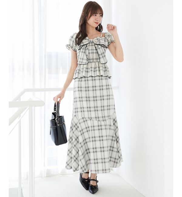  「チェーン付きビッグリボンブラウス」|シャツ・ブラウス|