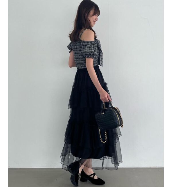  「チェーン付きビッグリボンブラウス」|シャツ・ブラウス|