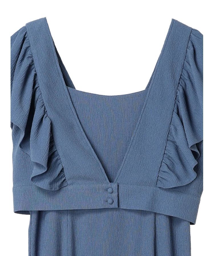 earth music&ecology「SET2点　フリルショルダーツーピースワンピース」|ワンピース|