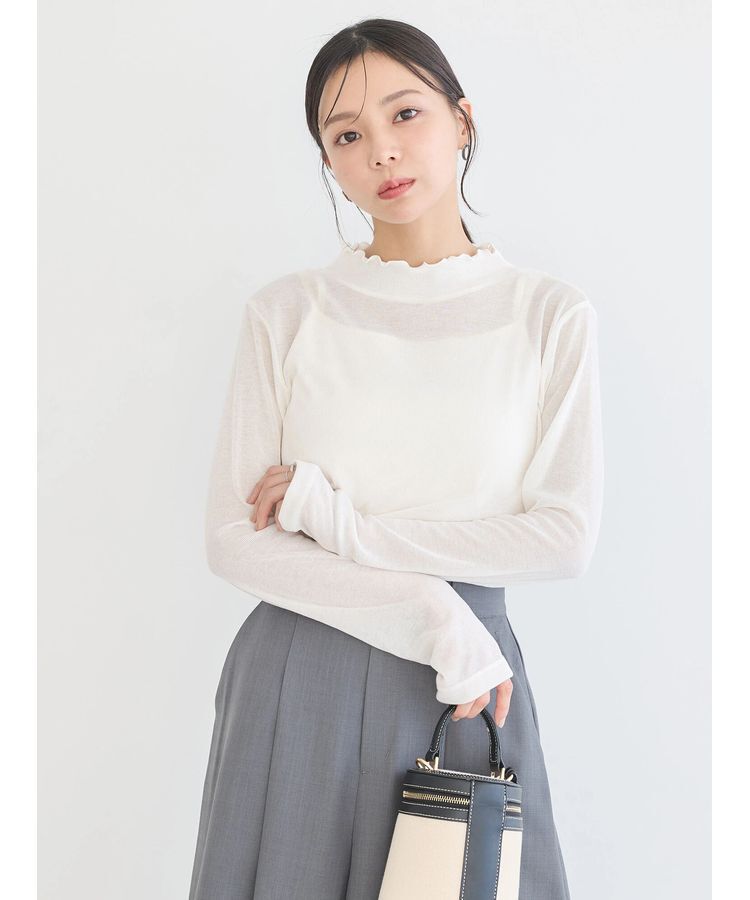 earth music&ecology「シアーリブプルオーバー」|Tシャツ・カットソー|