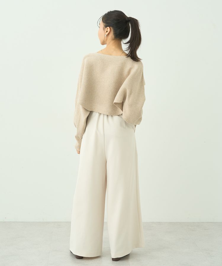 earth music&ecology「ベルト付きワイドパンツ」|その他|