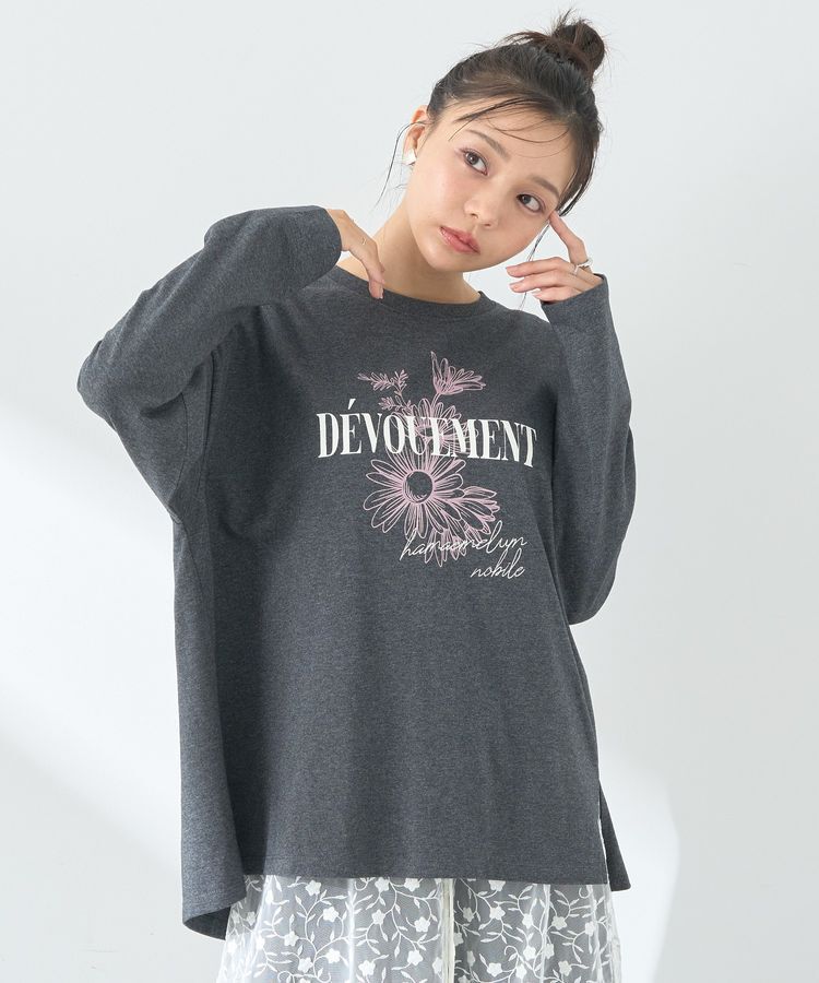 earth music&ecology「グラフィックロンT」|Tシャツ・カットソー|