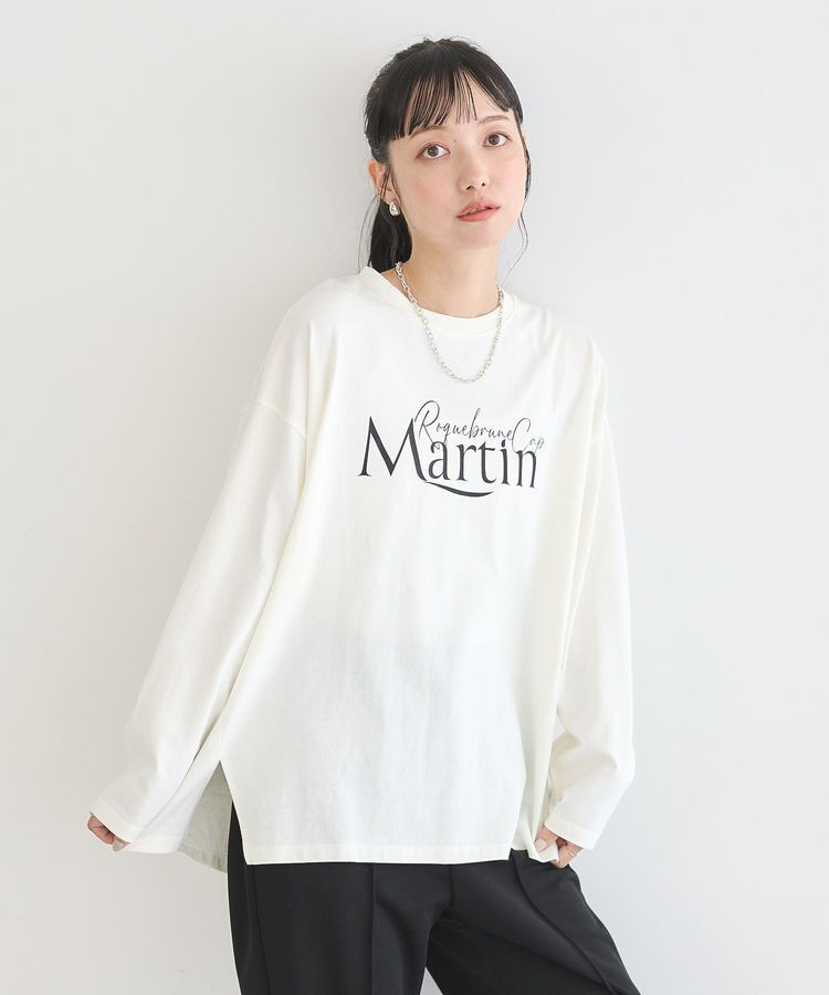 earth music&ecology「グラフィックロンT」|Tシャツ・カットソー|Off White
