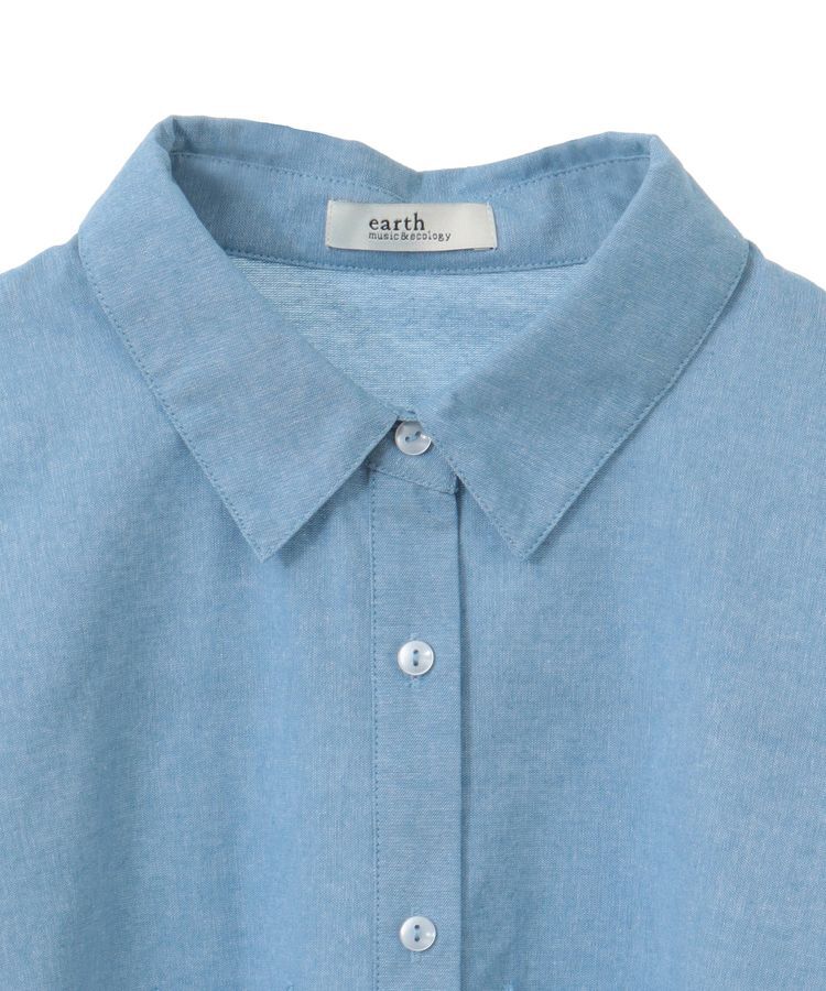 earth music&ecology「スカラップトリムシャツ」|シャツ・ブラウス|