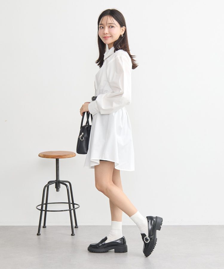 earth music&ecology「ウエストタックシャツミニワンピース」|ワンピース|