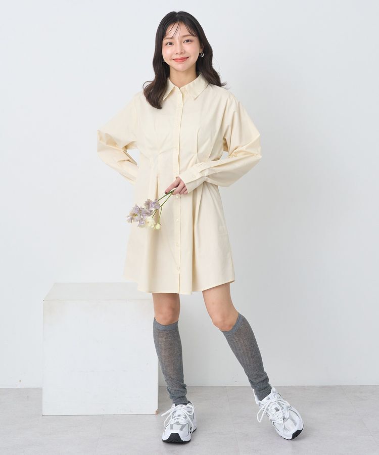 earth music&ecology「ウエストタックシャツミニワンピース」|ワンピース|