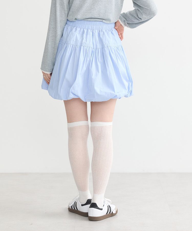earth music&ecology「ダブルリボンバルーンミニスカート」|スカート|