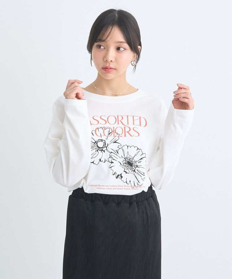 earth music&ecology「アソートグラフィックロンT」|Tシャツ・カットソー|