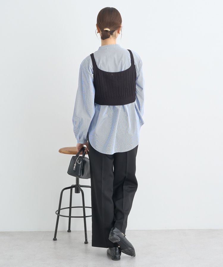 earth music&ecology「SET2点透かしニットビスチェ＋シャツ」|シャツ・ブラウス|